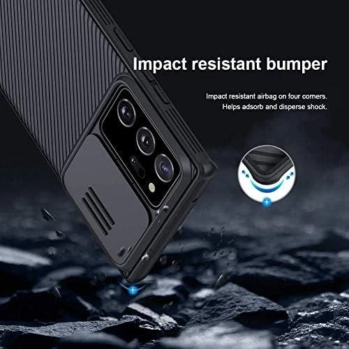 Dėklas Nillkin CamShield skirtas Galaxy Note 20 Ultra, juodas