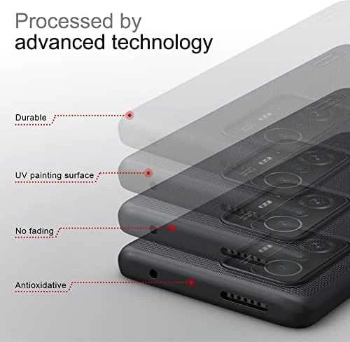 Nillkin Super Frosted Shield dėklas, skirtas Xiaomi 11T/11T Pro (juodas)