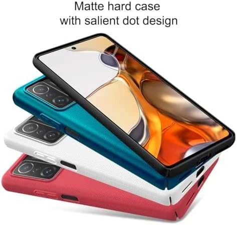 Nillkin Super Frosted Shield dėklas, skirtas Xiaomi 11T/11T Pro (juodas)