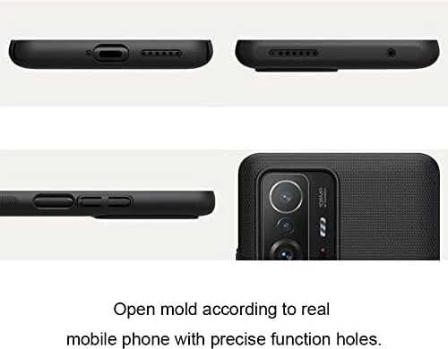 Nillkin Super Frosted Shield dėklas, skirtas Xiaomi 11T/11T Pro (juodas)