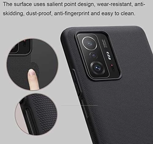 Nillkin Super Frosted Shield dėklas, skirtas Xiaomi 11T/11T Pro (juodas)