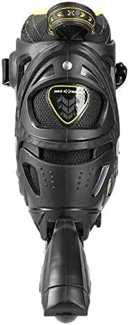 Riedučiai Nils Extreme NA11002 juodi-geltoni - PU70 mm/82A (S 31-34)