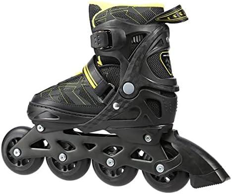 Riedučiai Nils Extreme NA11002 juodi-geltoni - PU70 mm/82A (S 31-34)