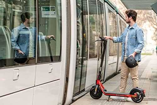 Segway Ninebot eKickscooter D38E, Juodas/Raudona