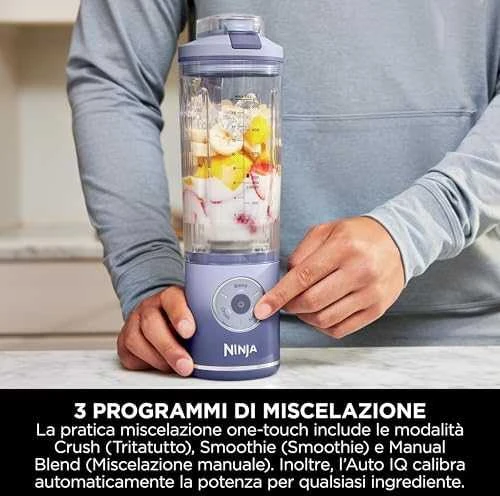 Belaidė kokteilinė Ninja Blast Max Cordless  BC251EULD, Lavender