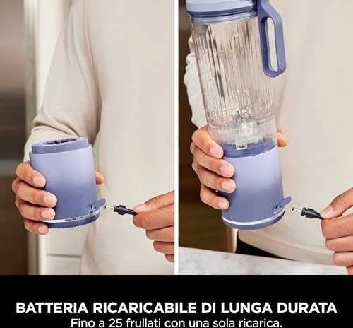 Belaidė kokteilinė Ninja Blast Max Cordless  BC251EULD, Lavender