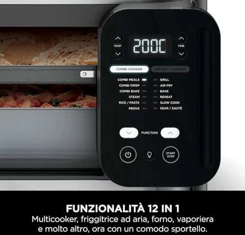 Daugiafunkcinė krosnelė Ninja Combi SFP700EU, juoda/sidabrinė
