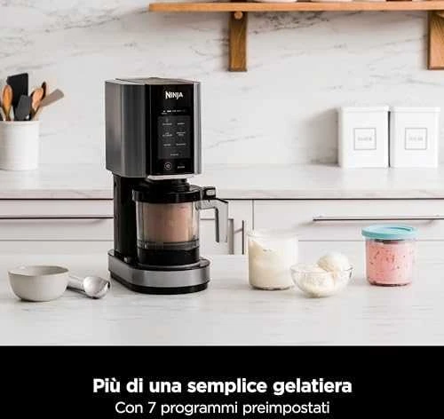 Ninja Kitchen Ledų gaminimo aparatas NC300EU, Sidabro spalvos