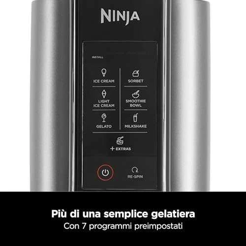 Ninja Kitchen Ledų gaminimo aparatas NC300EU, Sidabro spalvos