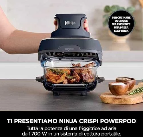 Gruzdintuvė Ninja Crispi FN101EUGY, pilkai mėlyna