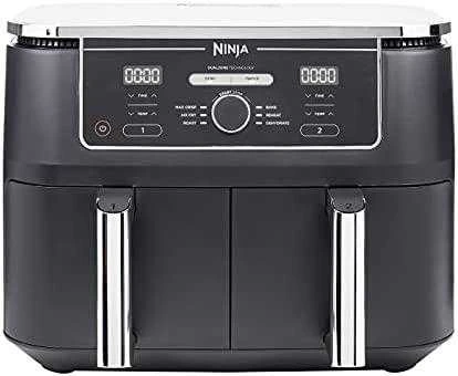 Ninja Foodi MAX dviejų zonų gruzdintuvė AF400EU, 9,5 l, Juoda aprašymas - Prekės nuotrauka