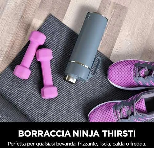Gertuvė Ninja, 700 ml, mėlynos spalvos
