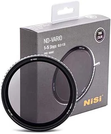 Nisi BE FILTRŲ ND-VARIO 1-5 STOPS TRUE COLOR 82mm