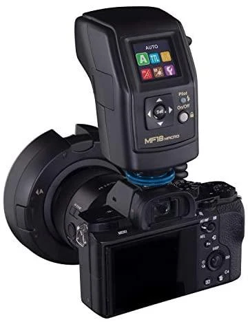 „Nissin“ žiedinė blykstė MF18 Sony