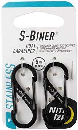 Nite Ize S-Biner #1 karabinai pakuotėje