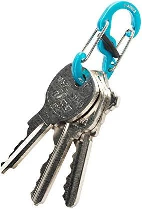 NITE-IZE karabinai S-Biner MicroLock (5vnt) Daugiaspalviai
