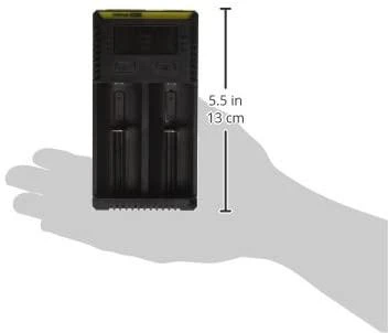 Nitecore New I2 Intellicharger Baterijų Įkroviklis