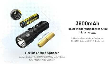Nitecore žibintuvėlis MT2C Pro, 1800lm (MT2CPRO)