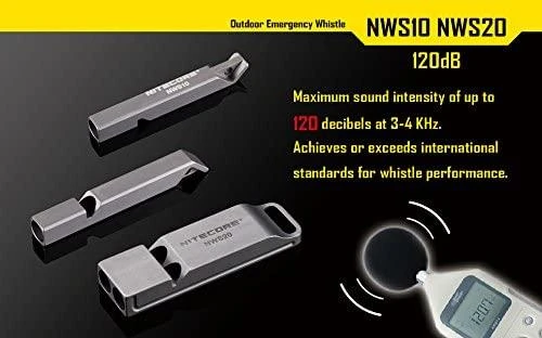 WHISTLE OUTDOOR EMERGENCY/120DB NWS10 NITECORE