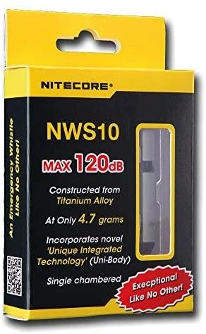 WHISTLE OUTDOOR EMERGENCY/120DB NWS10 NITECORE
