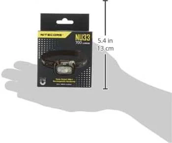 Nitecore NU33 priekinis žibintas, 700lm