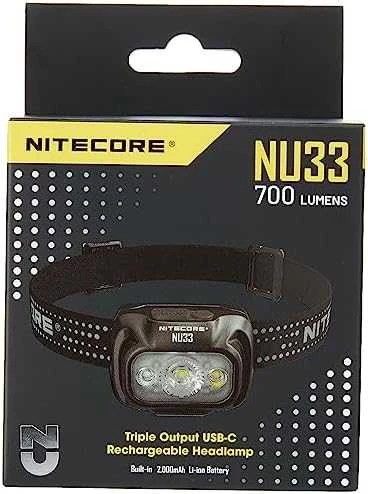 Nitecore NU33 priekinis žibintas, 700lm