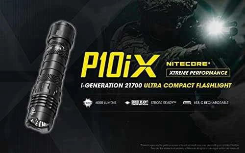 TIKSLIŲ SERIJŲ TIKSLIŲJŲ SERIJŲ / 4000 LUMENS P10IX NITECORE žibintuvėlis