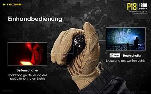 Žibintuvėlis Nitecore P18, 1800lm