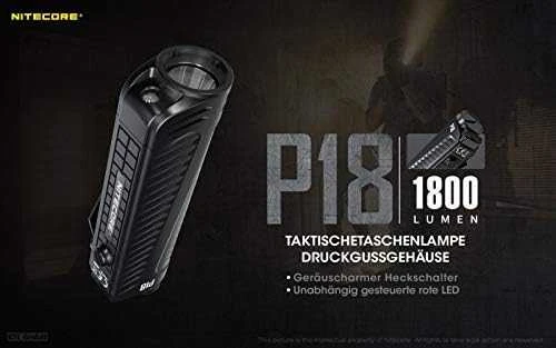 Žibintuvėlis Nitecore P18, 1800lm