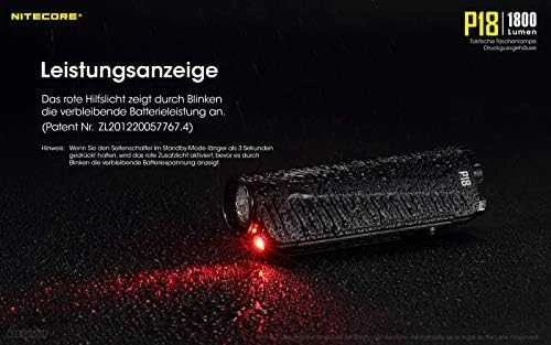 Žibintuvėlis Nitecore P18, 1800lm
