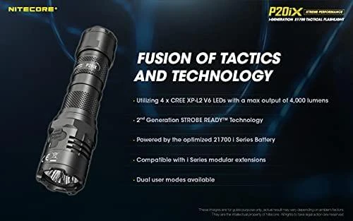 Žibintuvėlis NITECORE P20IX  4000 LUMENS