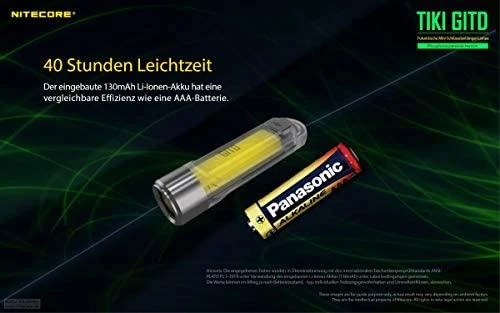 T SERIJOS BIRŠINYS 300 LUMENS / TIKI GITD NITECORE