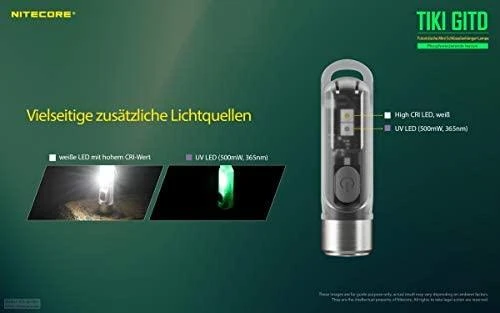 T SERIJOS BIRŠINYS 300 LUMENS / TIKI GITD NITECORE