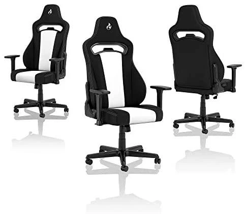 Žaidimų kėdė Nitro Concepts E250 Gaming Chair, Juoda-balta