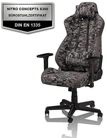 Žaidimų kėdė Nitro Concepts S300 Gaming Chair, Urban Camo