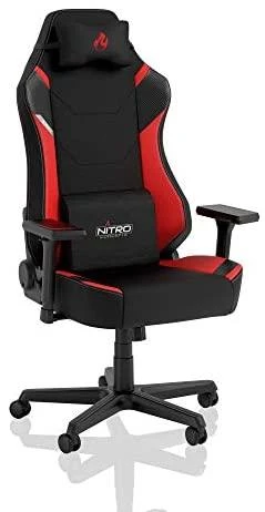 Žaidimų kėdė Nitro Concepts X1000 Gaming Chair, Juoda-raudona
