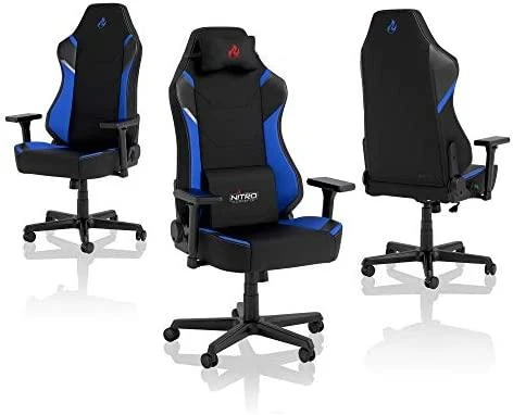 Žaidimų kėdė Nitro Concepts X1000 Gaming Chair, Juoda-mėlyna