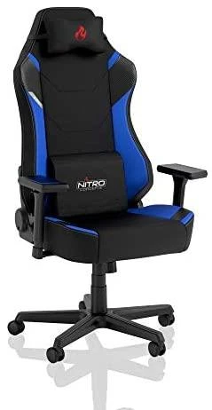 Žaidimų kėdė Nitro Concepts X1000 Gaming Chair, Juoda-mėlyna