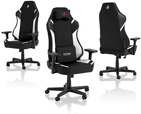 Žaidimų kėdė Nitro Concepts X1000 Gaming Chair, Juoda-balta