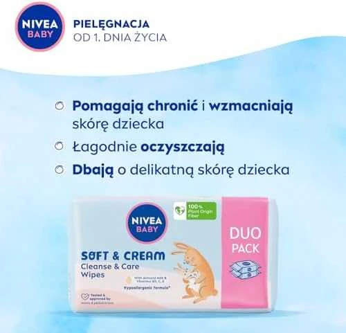 Nivea BABY Soft & Kreminis
