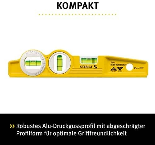 Gulsčiukas magnetinis 81 SV REM W360, Stabila