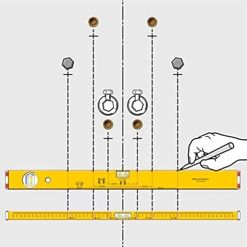 Gulsčiukas santechnikams 100cm 80M STABILA