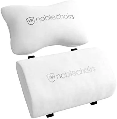 Žaidimų kėdė Noblechairs EPIC High-tech faux leather Gaming Chair, Baltas Edition