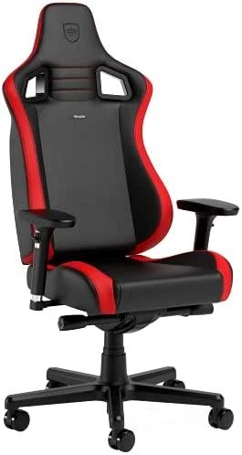 Žaidimų kėdė Noblechairs EPIC Comapct Gaming Chair, Juoda/Carbon/Raudona