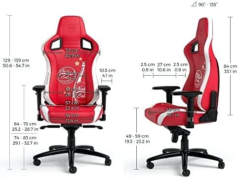 „noblechairs“ EPIC „Nuka-Cola“ žaidimų kėdė – „Fallout“ leidimas