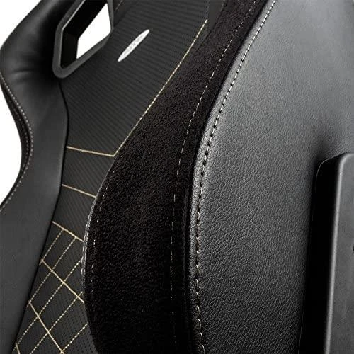 Žaidimų kėdė Noblechairs EPIC PU-Leather Gaming Chair, Juoda-auksinė