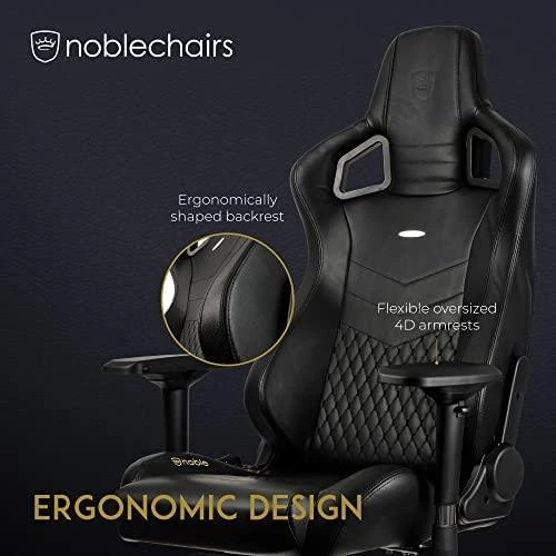 „noblechairs EPIC“ tikros odos žaidimų kėdė – juodas