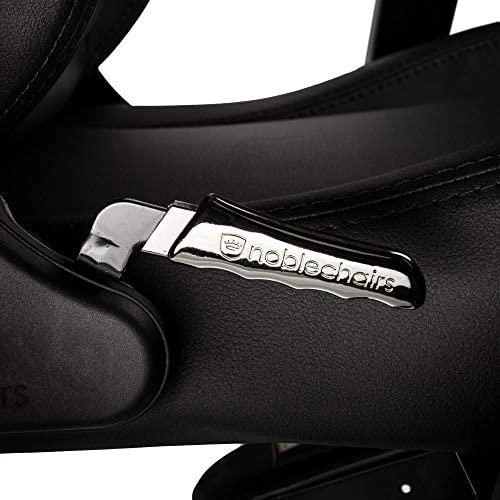 Žaidimų kėdė Noblechairs EPIC Juodas Edition Vinyl/PU hybrid leather Gaming Chair, Juoda