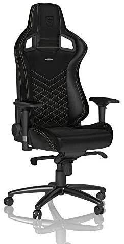 Žaidimų kėdė Noblechairs EPIC PU-Leather Gaming Chair, Juoda-auksinė