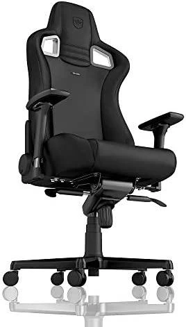 Žaidimų kėdė Noblechairs EPIC Juodas Edition Vinyl/PU hybrid leather Gaming Chair, Juoda